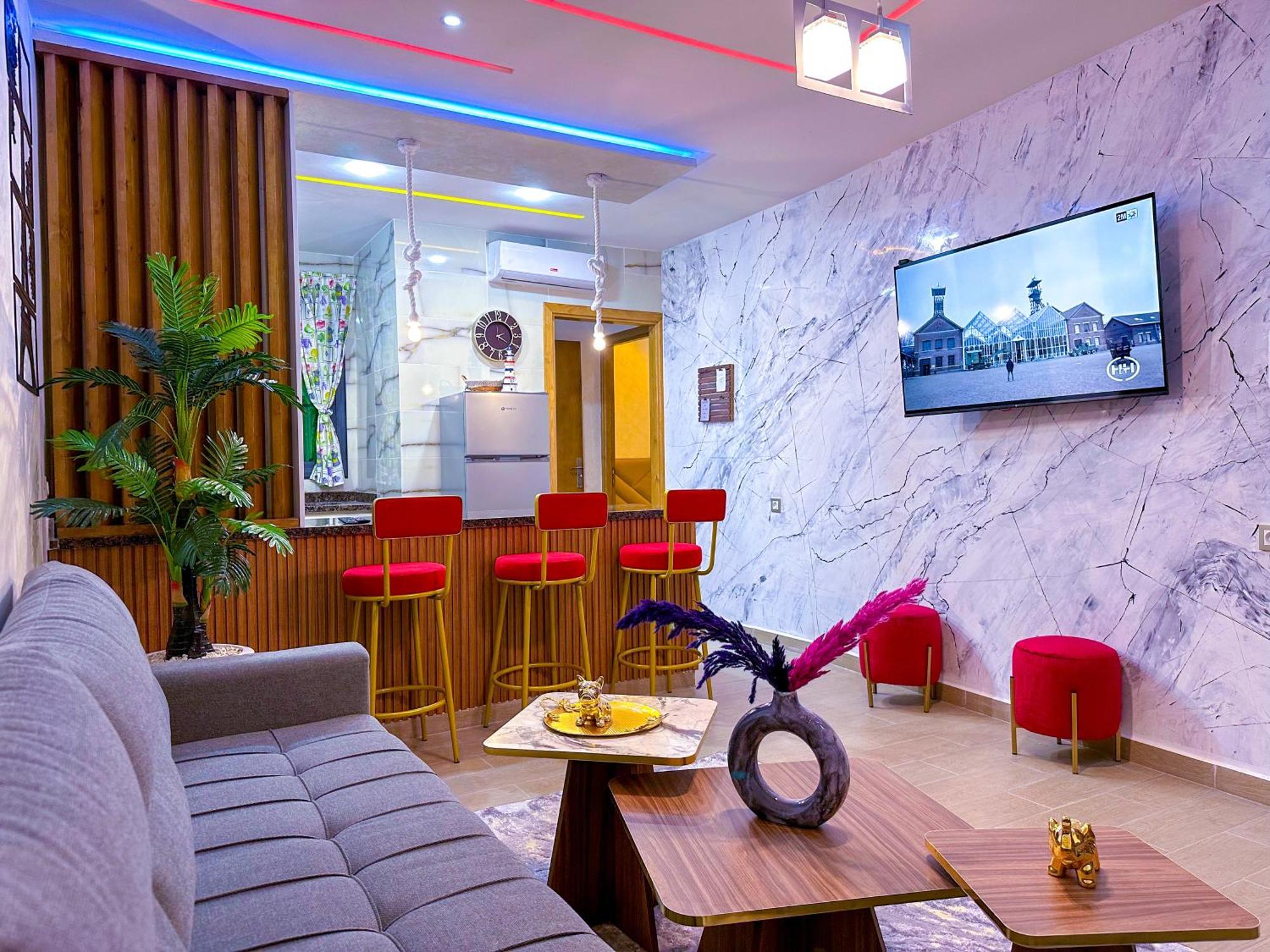 Veluxa - Luxury Holiday Homes - Centric Flat Tanger Ngoại thất bức ảnh