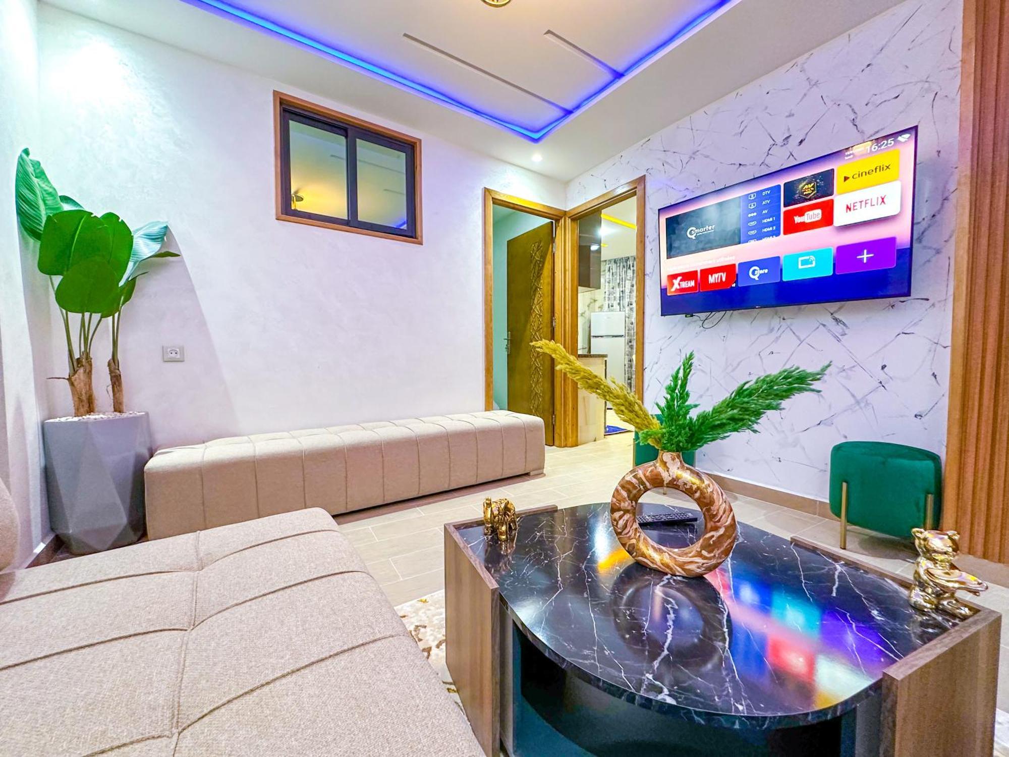 Veluxa - Luxury Holiday Homes - Centric Flat Tanger Ngoại thất bức ảnh